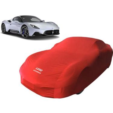 Imagem de Capa Cobrir Carro Automotiva Protetora Maserati MC20 - Mz, Vermelha