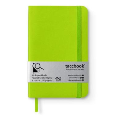 Imagem de Caderneta Pontilhada taccbook Lima 9x14 Flex