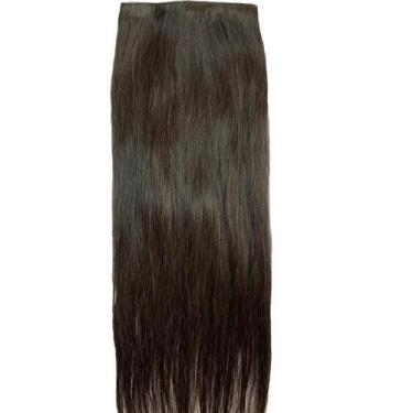 Imagem de Mega Hair Aplique Fita Adesiva Invisível 70Cm 1 Tela 30G - Cabelo Huma