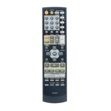 Imagem de ALLIMITY Controle remoto de substituição RC-607M compatível com receptor de home theater Onkyo Network TX-SR503 TX-SR8350 TX-SR503E TX-NR708