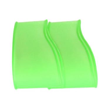 Imagem de Dynwave 2Pcs Sports Lace Bands Equipamento de futebol, capa de cadarço de sapato portátil, meias de dança de silicone para exercícios de tango yoga dança, Verde