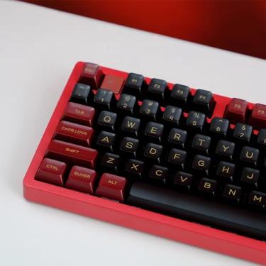 Imagem de Conjunto de teclas personalizadas de 142 teclas com perfil SA Doubleshot para teclado mecânico Cherry Mx 61/64/87/104/108 Cherry Mx