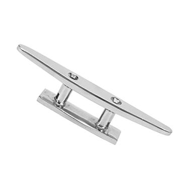 Imagem de Grampo Plano Baixo de Barco de 5 Polegadas, Grampos de Doca Marinha de Aço Inoxidável 316 para Gravata de Corda de Convés de Navio, Acessório de Iate