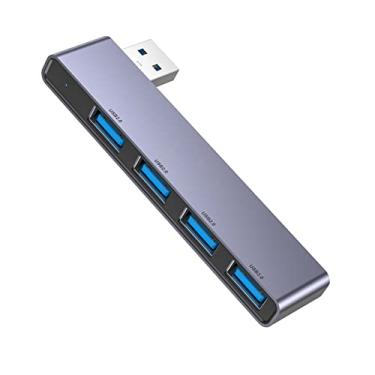 Imagem de Fidioto Hub USB, divisor USB de 4 portas (1 hub 3.0, 3 x 2.0) divisor USB para laptop, Windows PC, Mac, impressora, pen drive, HDD móvel, notebook