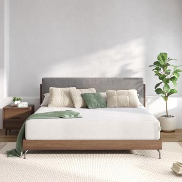Imagem de Novilla Colchão Queen, colchão Queen Size de espuma viscoelástica de 30,5 cm com espuma confortável para alívio de pressão e sono fresco, capa lavável removível, média firme