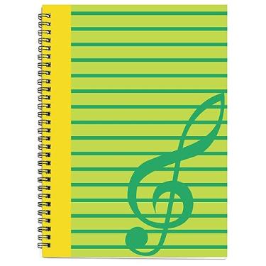 Imagem de BestSounds Papel manuscrito, papel em branco, composição musical, caderno, acessórios para piano, presentes, 50 páginas, 10 bastões