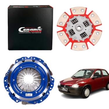 Imagem de Kit Embreagem Corsa Cerâmica 1.6 980 Lb 6 Pastilhas Ceramic Power