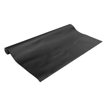 Imagem de A ABSOPRO Adesivo de reparo de couro adesivo adesivo adesivo forte 88.9 cm x 401.3 cm fita de reparo de couro PVC preto 1 peça