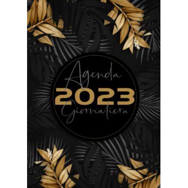 Imagem de agenda 2023 giornaliera: A4, 365 giorni,un giorno per pagina,con orari 07:00 TO 20:00 12 mesi 2023 italiano