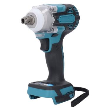 Imagem de Chave de Impacto Sem Fio, Pistola de Impacto Elétrica Sem Escova de Alto Torques 350N, Driver de Impacto Elétrico, Frenagem Bidirecional, Controle de Velocidade Contínuo, Luz LED