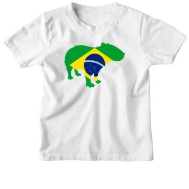 Imagem de Camiseta Infantil Capivara Fauna Brasileira - Alearts, 8