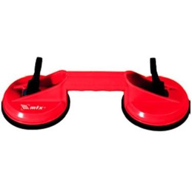 Imagem de Ventosa Dupla Para Vidro Metal Mármore Porcelanato Cap. 80Kg - Mtx Too