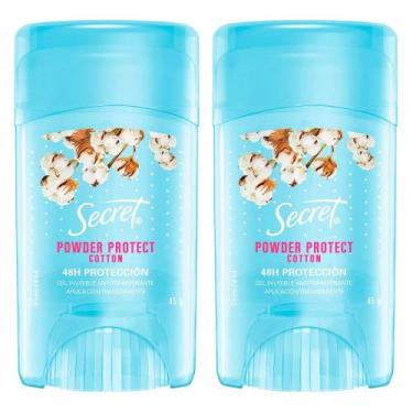 Imagem de Desodorante em Gel Antitranspirante Secret Power Protect Algodão 45g C