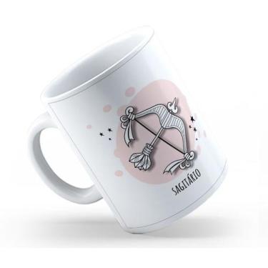 Imagem de Caneca Cerâmica Branca Signos 325ml - I Love Be Nerd