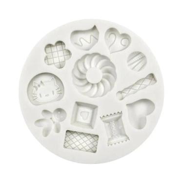 Imagem de Moldes de Silicone para Pão de Mel, Donuts e Doces - Kit para Decoraçã