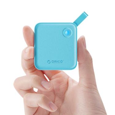 Imagem de ORICO SSD portátil de 4 TB com cabo USB C 2 em 1, unidades de estado sólido externas, até 460 MB/s, indicador de status, armazenamento confiável para smartphone USB-C, PC - B5PLUS (verde)