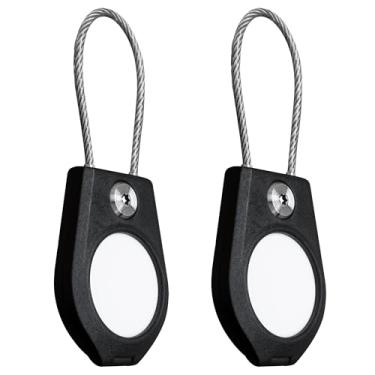 Imagem de Cabo de segurança TagVault™ AirTag (pacote com 2) – O suporte seguro para cabos AirTag | Parafuso Torx usinado, impermeável, compacto | Ótimo para bagagem, chaves, mochilas e muito mais | Elevation
