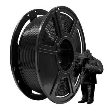 Imagem de Filamento de impressora 3D FLASHFORGE PLA 1,75 mm 1 kg bobina preta