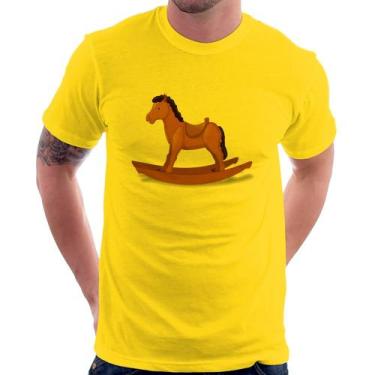 Imagem de Camiseta Cavalinho De Pau - Foca na Moda, Amarelo, G