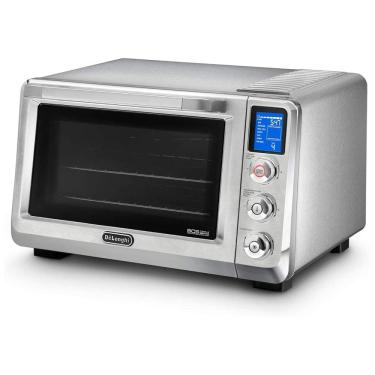 Imagem de Livenza Forno Elétrico de Bancada 24L com Visor LED, 1800W, Aço Inoxidável, 110v, DELONGHI EO241250M, Prateado