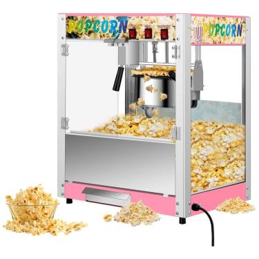 Imagem de Máquina de Pipoca Comercial com Caldeira de 230g, 850W, Capacidade para 1,4L por Lote,...