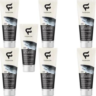 Imagem de Creme Massageador Fashion Cartilagem de Tubarão Bisnaga 200ml Kit 7 Un