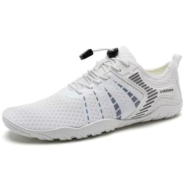 Imagem de WateLves Water Shoes – Meias aquáticas de secagem rápida, para surf, ioga, hidroginástica, Vitality White, 15.5 Women/14 Men