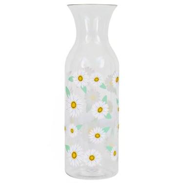 Imagem de Unique Garrafa de suco de plástico - (1 peça) - perfeita para reuniões sazonais e uso diário, 29,8 cm x 9 cm, transparente