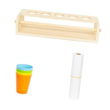 Imagem de oshhni Kids pintando suprimentos de arte de cavalete com rolo de papel de pintura e conjunto de porta -lápis, Grande