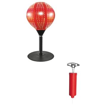 Imagem de Dynwave Bola de velocidade de saco de perfuração inflável com o jogo de engrenagem de ginástica em casa com inflador Muay Thai Treino para crianças adultos, Área de Trabalho