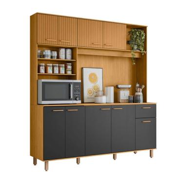 Imagem de Kit Cozinha Núria 9 Portas 1 Gaveta Poliman