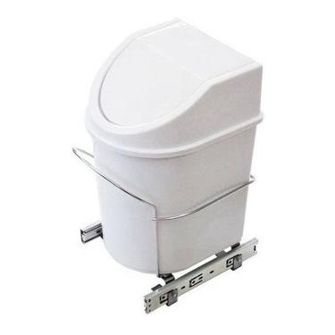 Imagem de Lixeira Unitária De Base 12l Deslizante Inox Jomer 3317