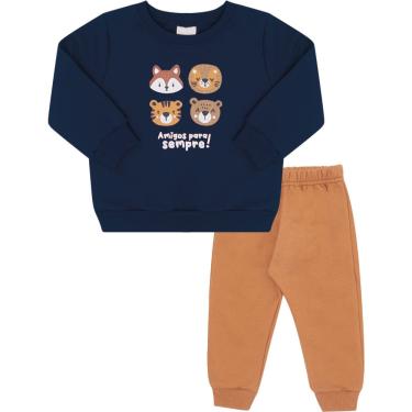 Imagem de Conjunto Moletom Bebê Menino Pulla Bulla Ref. 50165