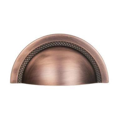 Imagem de Puxador P/Móveis Shell 64mm Vecchio Cobre - ZEN / LIVING, Cobre/Rose, 