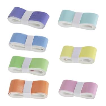 Imagem de Deevoka 7pcs Tennis Racket Brip fita Pickleballs Sweat Absorção Pu non Slip para Squash Racquetball Fishing Rod Adultos