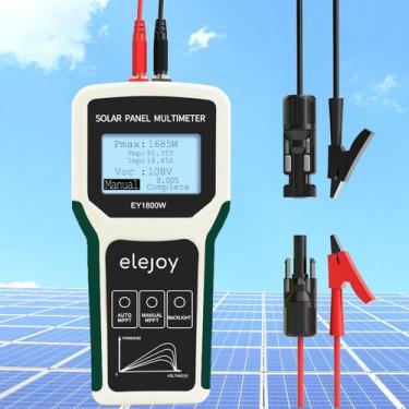 Imagem de Testador de painel solar GladjoJoy atualize o multímetro MPPT 1800W