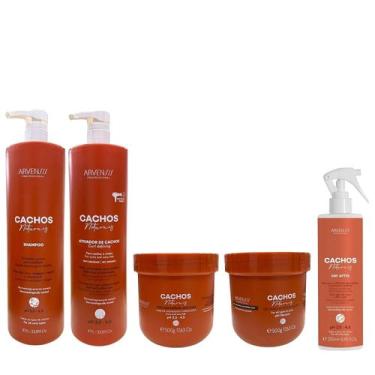 Imagem de Kit Arvensis Professional Cachos Naturais -Shampoo 1L + Ativador De Ca