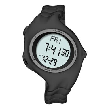 Imagem de BENLYDESIGN Relógio de pulso exclusivo de metal, relógios digitais masculinos, pulseira de aço inoxidável, Preto, Y2k, futurista, exclusivo