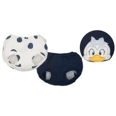 Imagem de Kit 2 Tapa Fralda Bebê Menina Suedine Estampado Pato Upi Uli - Upi Ull