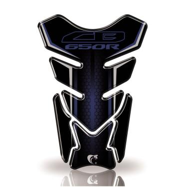 Imagem de Protetor De Tanque Adesivo Cb650R Serve Em Todos Os Anos Preto, Cinza E Vermelho