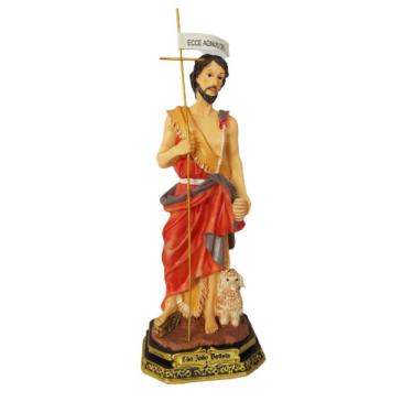 Imagem de Imagem De São João Batista Em Resina 23cm