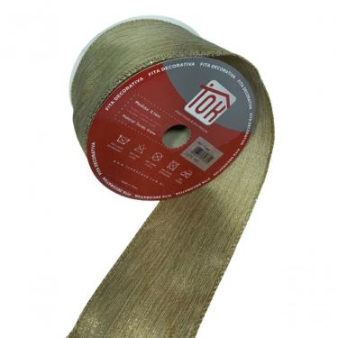 Imagem de Fita Decorativa Dourada Ft498