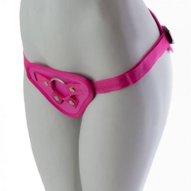 Imagem de Cinta Universavel Ajustável Reforçada Rosa Com Argola - Coleção Fetiche Lovetoys - Rosa, Unico