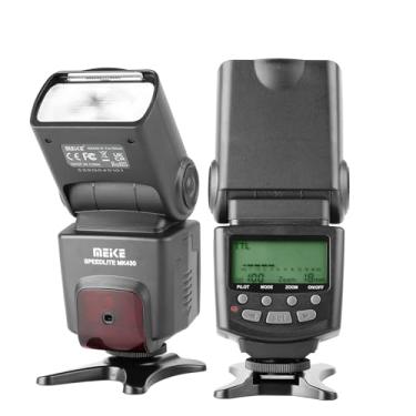 Imagem de Meike MK430N TTL Speedlite Shoe Mount Flash compatível com câmeras Nikon D7100 D5300 D5200 D3500 D3100 D600 D800 D3200 D90 D80 D300 D7500 D780 com sapata quente padrão