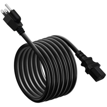 Imagem de YEZriler Cabo De Carregamento Alta Resistência Para Jackery Power Station Explorer 3000/2000/1500/1000 Pro, Ecoflow Delta/River/Series, Bluetti Eb3A, Anker 757/767, Ca 125 V E 15 A - 2 M