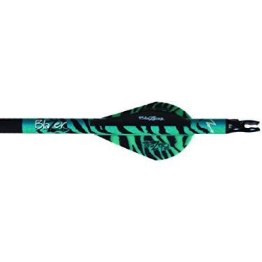 Imagem de Bohning Co Blazer Tiger Vanes (pacote com 36), azul-petróleo,