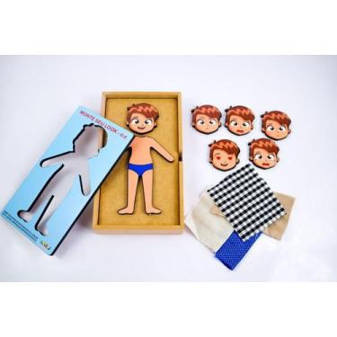 Imagem de Boneco Monte Look - Tia Lu brinquedos pedagógicos 