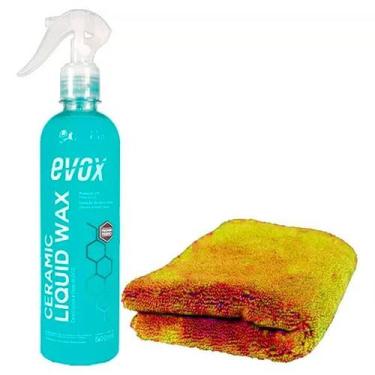 Imagem de Ceramic liquid wax evox cera liquida 500ml + pano microfibra - marca, 