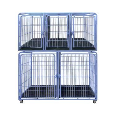 Imagem de Canil Gaiola Modular 5 Lugares Cães Cachorro Pet Shop Tosa