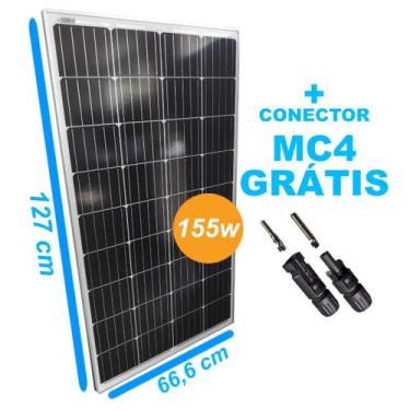 Imagem de Placa solar painel solar energia solar 155wp rs9e155m - Resun Solar